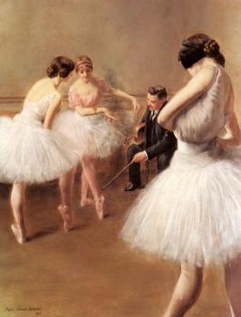 Pierre Carrier-Belleuse : The Ballet Lesson